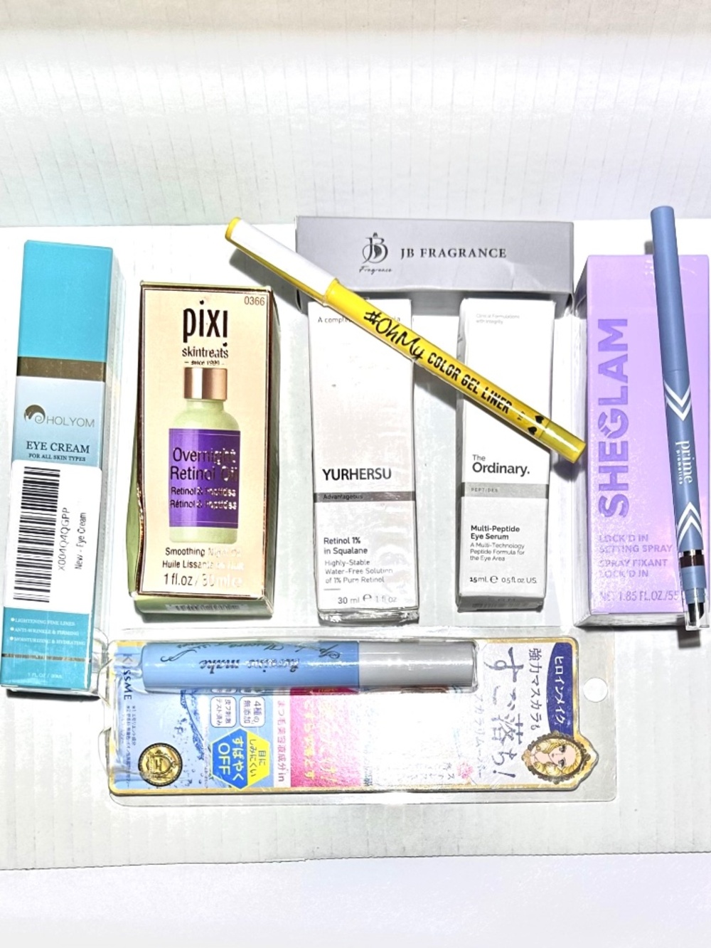 Skin Care Lot Full Sizes New Eye Cream Serum, Retinol, Perfume Oil, SHEGLAM